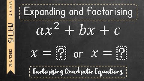 Solving Quadratic Equations