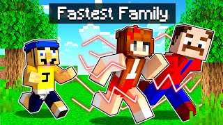 Jeffy is Adopted By FASTEST FAMILY in Minecraft!