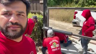 Double Swing Gate Installation- Wiring and Frame • LiftMaster LA-500 Motors | Jalapeño Fence Co.