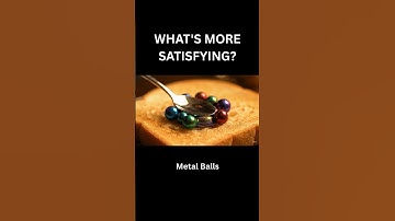 🥖✨ ASMR: Gold Bars vs Colourful Balls on Toast – Which is More Satisfying?