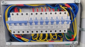 How to 12 way MCB Box connection | AC circuit Normal load power load MCB connection in Tamil