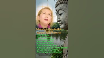 Hallo Buddha — A Poem of Compassion and Awakening |Talking To A Stone Buddha