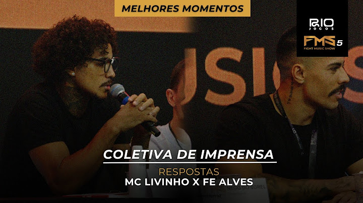 Melhores Momentos - MC LIVINHO x FE ALVES (Coletiva de Imprensa)