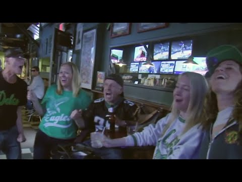 Go inside an Eagles bar in New Orleans serving as a nest for Birds fans
