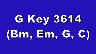 G Key 3614 Bm, Em, G, C