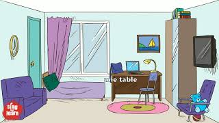 Dans ma chambre chanson pour les enfants | My room in French song for kids