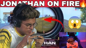 JONATHAN GAMING HACKER LIKE SPRAY 1V4 CLUTCH EVERYONE SHOCKED😲!HACKER OR WOTT😱#jonathangaming#shorts
