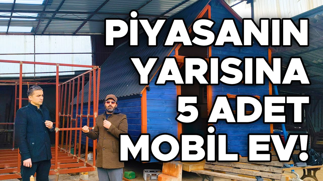 ÇOK ACİL PİYASANIN YARISINA 5 ADET MOBİL EV!