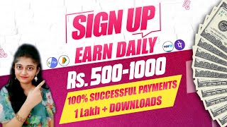 Sign Up And Earn Rs.500-1000 | Direct UPI withdrawal Apps in 2023 | Make Money online in Telugu