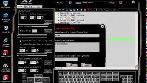 setting mouse macro X7 For SG Only