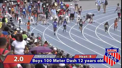 Ralph Donaldson V 100yd Prelims AAU JR OLYMPICS