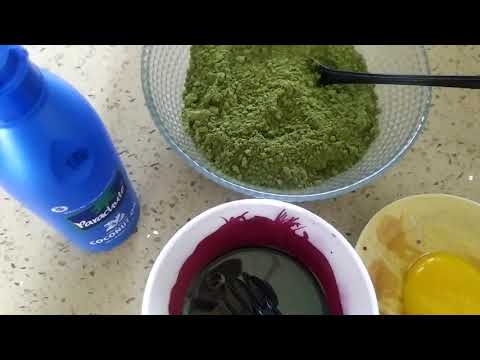 طريقة عجن حنة الفاو الأصلية مع حجر القرمز