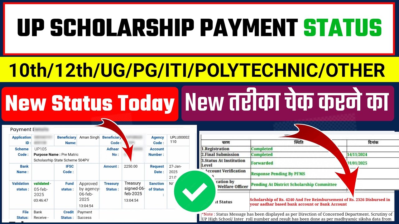 up scholarship latest news today | up scholarship status| up ...