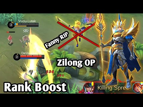 Fanny RIP  Zilong OP  Mobile Legends: Bang Bang Ranked Boost  YouTube