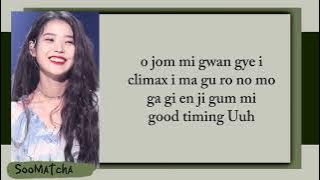 IU(아이유) - BLUEMING Karaoke Version with Easy Lyrics