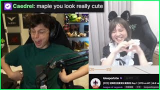 Caedrel Compliments Maple's Maid Outfit