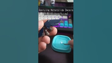 Gundam Waterslide Decal Tutorial [Quick Guide]