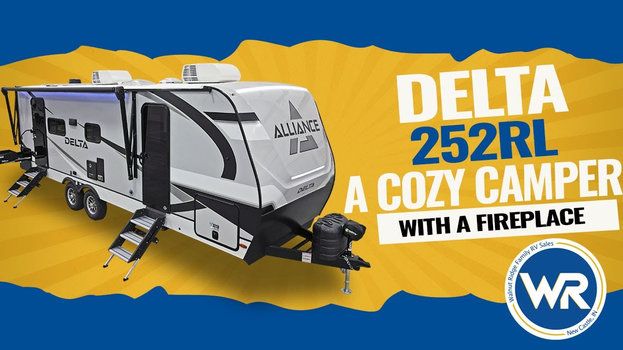 Is This the Most Cozy Camper EVER? Delta 252RL Walk‑Through with Fireplace!