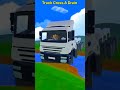 🚛 Impossible Truck Crossing Over Narrow Drain 😱 | Evertech Sandbox Gaming Shorts #shorts