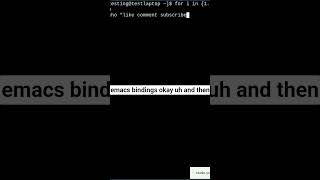 another way to get multiline editing in bash shell #terminal #linux #apple #archlinux