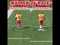 Madden NFL 26 Race - Garrett Nussmeier Vs Patrick Mahomes 100 Yard Race