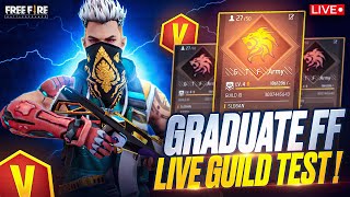 Graduate ff Live V Badge Guild Test ?? DIWALI SPECIAL ??  @Graduateff  classyfreefire gyangaming