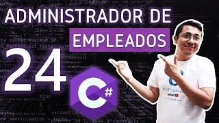 Windows form c# y SQL Server (24) - Administrador de empleados (Menú)