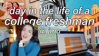 DAY IN THE LIFE AT JMU | college freshman vlog