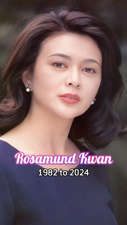 Rosamund Kwan evolution from 1982 to 2024