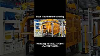 Block Machine manufacturing concrete Block Machine factory automatic Block Machine #blockmachine