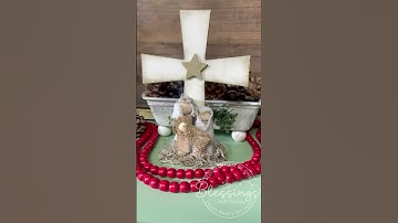 Jenga Blocks for the win! Look what you can make! #holidaycrafts  #nativity @blessingscrafttherapy