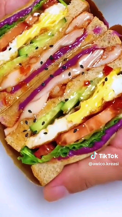 kumpulan resep burger dan sandwich! simple banget #cooking #recipe #masak #food #masaksimple