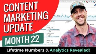 Content Marketing Update Month 22 - Lifetime Numbers & Analytics Revealed!