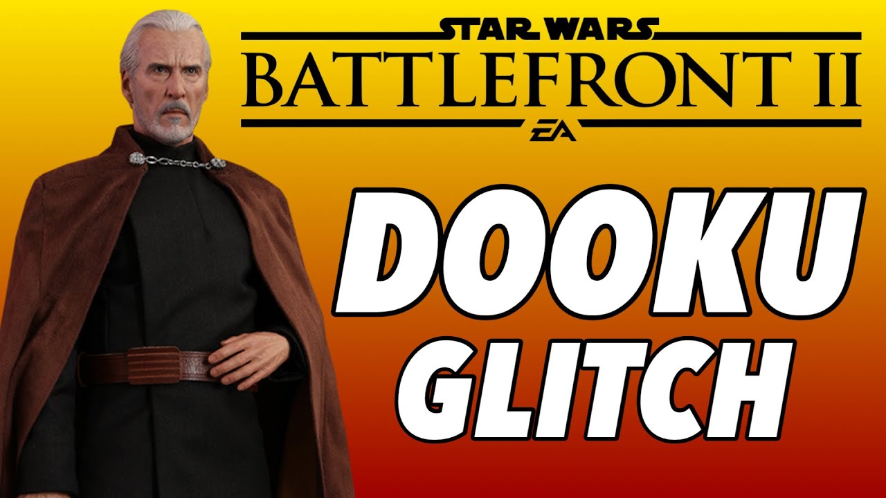 BATTLEFRONT 2 DOOKU GLITCH IS OP FEAT GAMBLEFICTION