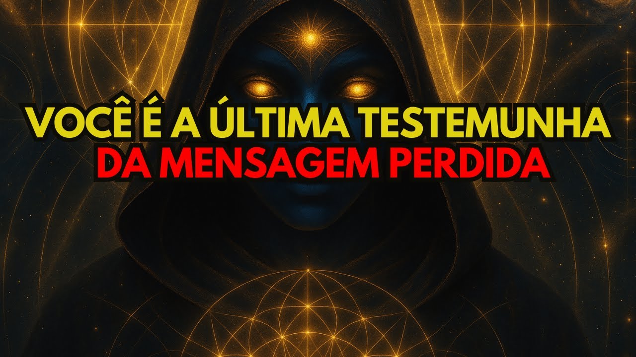 ESCOLHIDO, VOCÊ É A ÚLTIMA TESTEMUNHA (MENSAGEM ESQUECIDA) 📜✨