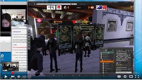 Chinese Language Immersion in Virtual Worlds at Monash University