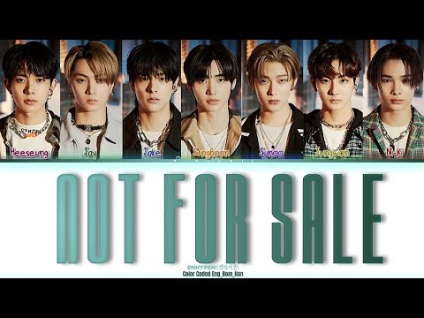 ENHYPEN (엔하이픈)- 'Not For Sale' Lyrics/가사 [Color Coded Han_Rom_Eng] ♡ mihyunii