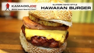 Kamado Joe - Hawaiian Burger 50/50 Style!