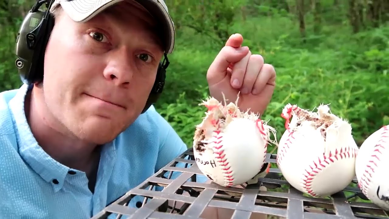 4570 GOVT shooting baseballs!!! YouTube
