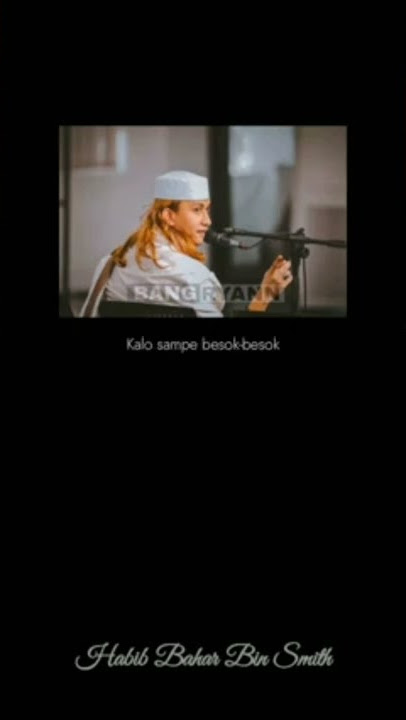 untuk para penentang adzan  ! habib bahar bin smith