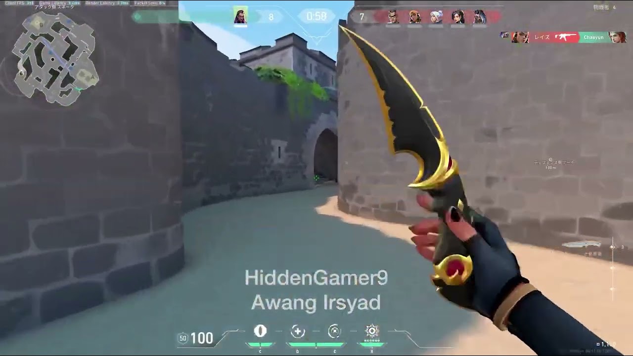 [VALORANT] Oni Phantom Ace! ( 1 Vs 5 Clutch Ace!!!!)