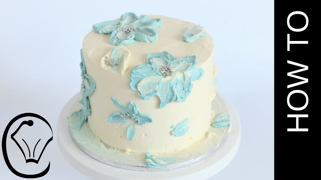 Simple Buttercream Flower Cake COLLABORATION with Rosie's Dessert Spot
