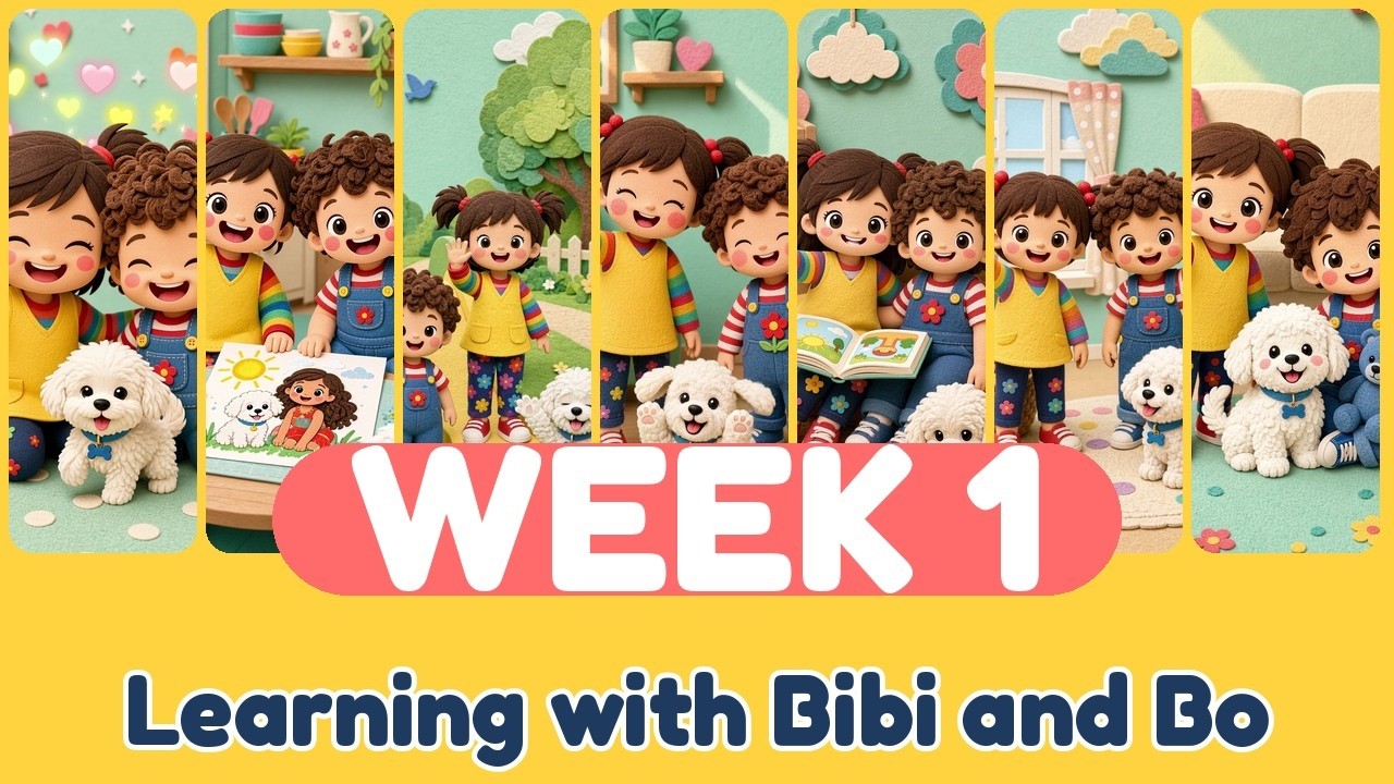 Week 1 Learning with Bibi and Bo | 7 Everyday Stories for Toddlers ...