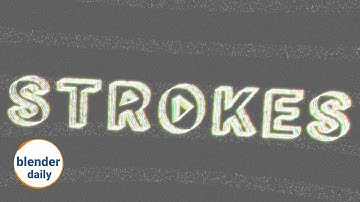 Glitch Strokes: Resample Curve | Blender Geonodes Daily, tip 51