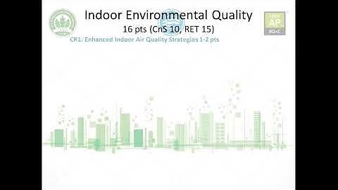 Indoor Environmental quality LEED AP BD+C, Green Associate