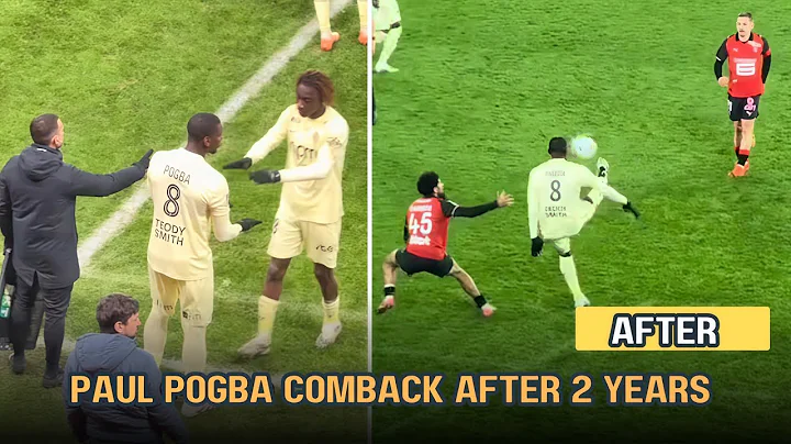 Paul pogba Comeback After 2 years For Monaco vs Rennes  