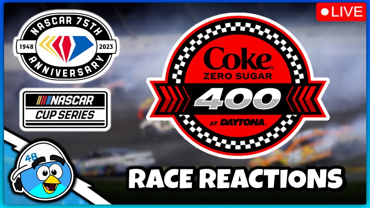2023 NASCAR Cup Series Coke Zero Sugar 400 LIVE Race Reaction! 🔴