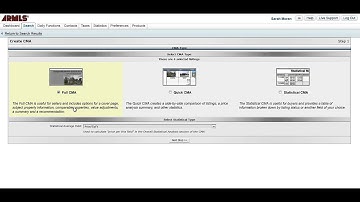 Create a CMA in flexmls