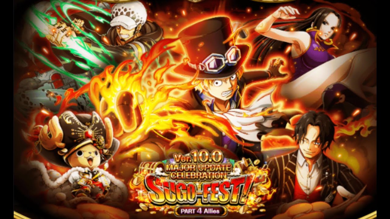 [OPTC] V4 SABO (SUPER TYPE SABO) SUPER TYPE SUGOFEST SUMMONS (Reroll) 🔥 ...