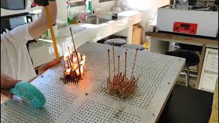 Fire behavior simulation table